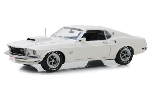 Modelauto Ford Mustang Boss 429 wit 1969 1/18 Highway 61