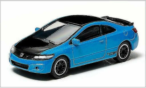 Honda Civic Si 1/64 Greenlight blauw/zwart 2011 modelauto