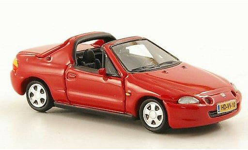 Honda CRX Del Sol 1/87 Neo rood 1992 modelauto