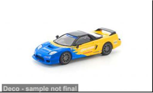 Modelauto Honda NSX NSX-R -R Spoon geel/blauw 1/64 Pop Race