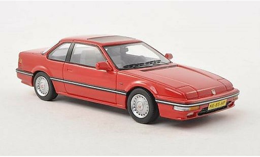 Honda Prelude 4WS 1/43 Neo Mk3 2.0i 16 rood 1987 modelauto