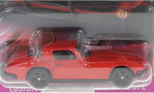 Modelauto Chevrolet Corvette Stingray (C2) rood rapide & Furious 1/64 Hot Wheels