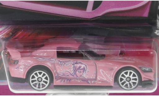 Modelauto Honda S2000 Base metallic roze rapide & Furious 1/64 Hot Wheels