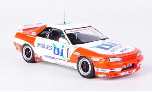 Modelauto Nissan Skyline R32 GT-R () No.1 Unisia Jecs JTC Mine 1993 M.Hasemi/H.Fukuyama 1/43 HPI