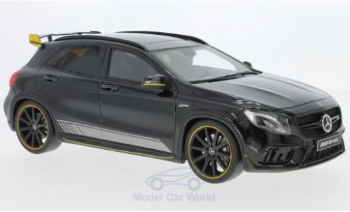 Modelauto Mercedes Classe GLA AMG GLA 45 Yellow Night Edition zwart 1/18 GT Spirit