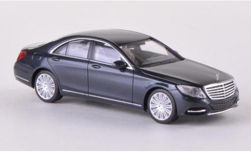 Modelauto Mercedes Classe S Base (W222) metallic antraciet 2013 1/87 Herpa