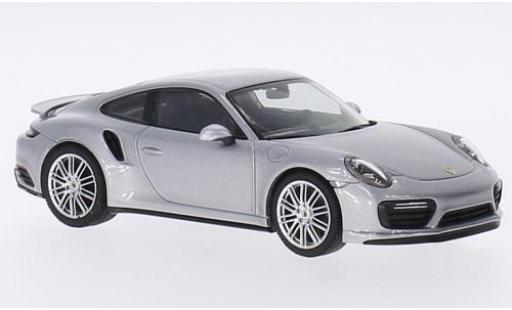 Modelauto Porsche 911 Turbo (/2) Coupe grijs 1/43 Herpa