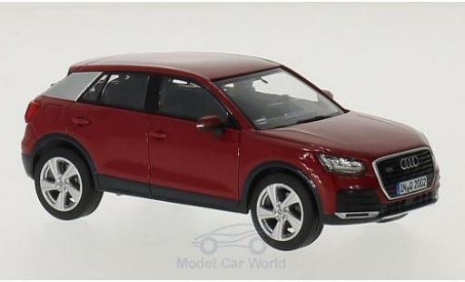 Modelauto Audi Q2 suv rood 1/43 iScale