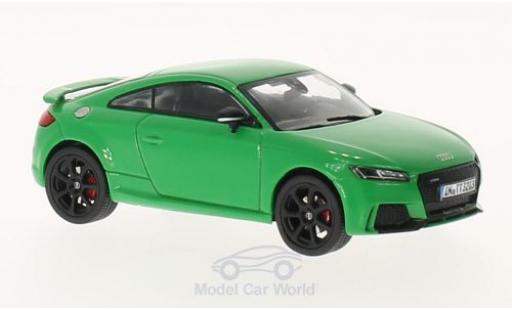 Modelauto Audi TT rs groen 2017 1/43 iScale