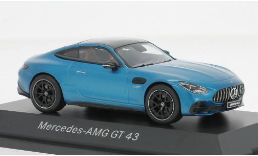 Modelauto Mercedes AMG GT Base (C192) blauw 2003 1/43 I iScale