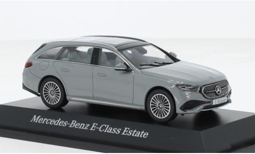 Modelauto Mercedes Classe E T-Modell (S214) grijs 2023 1/43 I iScale