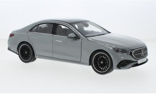 Modelauto Mercedes Classe E Base (W214) metallic grijs 2023 1/18 I iScale