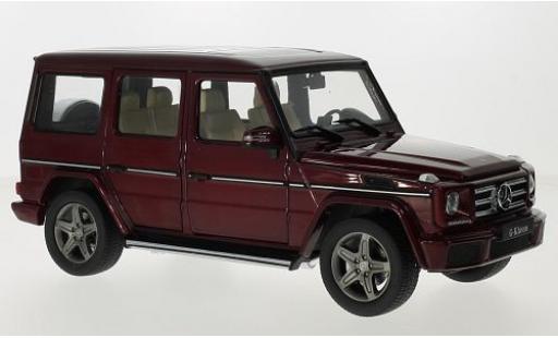 Modelauto Mercedes Classe G Base (W463) metallic rood 2015 1/18 iScale