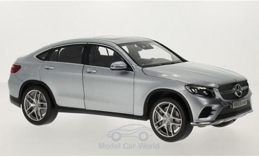 Modelauto Mercedes GLC Coupe (C253) grijs 1/18 iScale