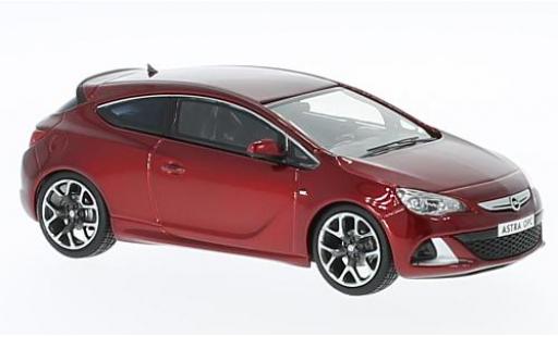 Modelauto Opel Astra OPC J metallic rood 2006 1/43 iScale