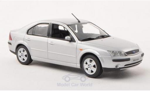 Modelauto Ford Mondeo Stufenheck MKIII grijs 2001 1/43 Minichamps