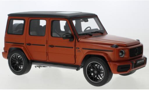 Modelauto Mercedes Classe G AMG G63 mat-oranje 1/18 I Minichamps