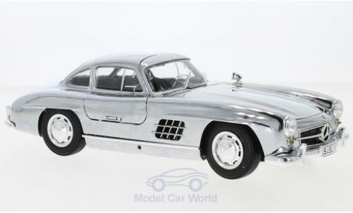 Modelauto Mercedes 300 Coupe SL (W198) chrom 1954 1/18 Minichamps
