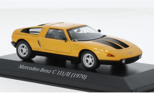 Modelauto Mercedes C111 Base / II oranje 1969 1/43 I Minichamps