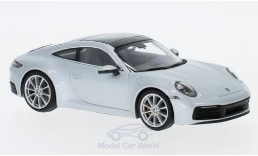Modelauto Porsche 911 S Carrera grijs 2019 1/43 Minichamps