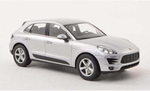 Modelauto Porsche Macan Base grijs 2013 1/43 Minichamps
