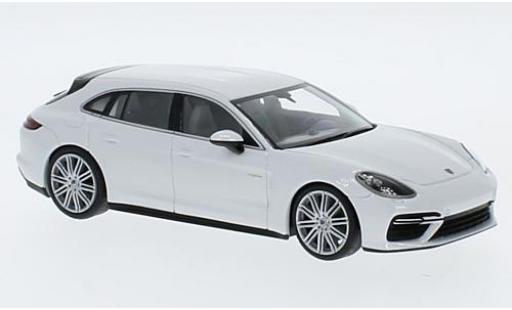 Modelauto Porsche Panamera e-hybrid Turbo S Sport Turismo wit 1/43 Minichamps