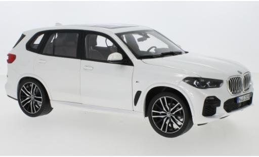 Modelauto Bmw X5 suv (G05) metallic wit 2018 1/18 Norev