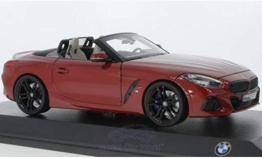 Modelauto Bmw Z4 roadster (G29) rood 2019 1/18 Norev