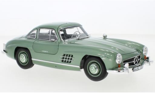 Modelauto Mercedes 300 Base SL (W198) metallic la chaux 1954 1/18 Norev