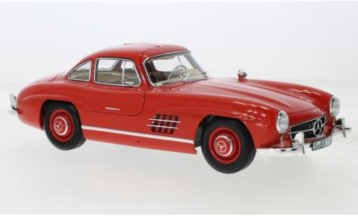 Modelauto Mercedes 300 Base SL (W198) rood 1954 1/18 I Norev