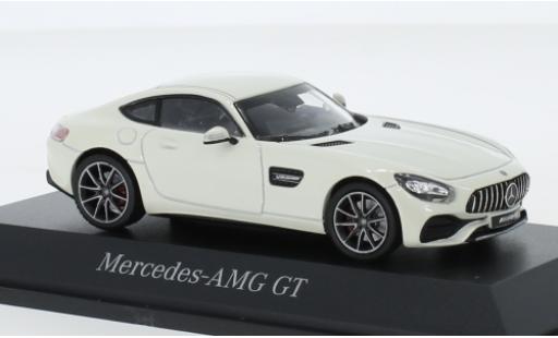 Modelauto Mercedes AMG GT Base (C190) metallic wit 1/43 Norev