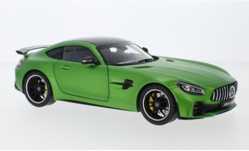 Modelauto Mercedes AMG GT GT R (C190) mat-groen/carbon 1/18 Norev
