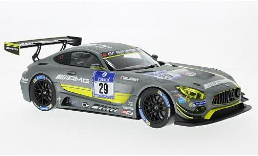 Modelauto Mercedes AMG GT GT3 3 No.29 AMG Team HTP Motorsport 24h N&Atilde;&frac14;rburgring C.Hohenadel/M.Seefried/R.van le Zande/C.Vietoris sans Vitrine 1/18 Norev