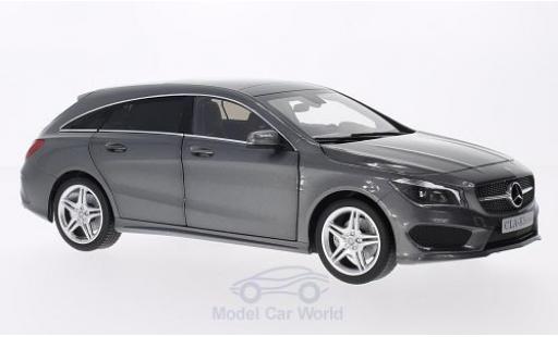 Modelauto Mercedes CLA Shooting Brake Klasse Stationwagen metallic grijs 1/18 Norev