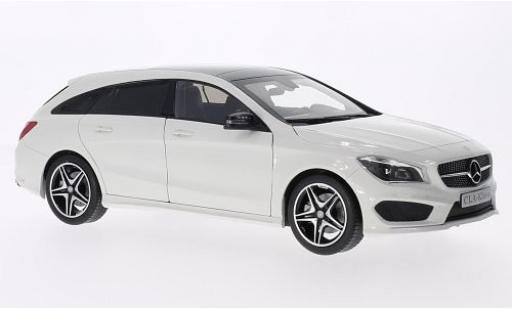 Modelauto Mercedes CLA Shooting Brake Klasse Stationwagen wit 1/18 Norev