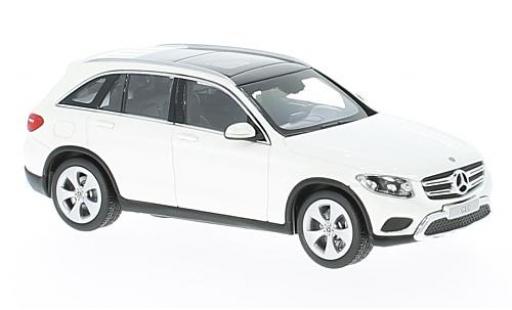 Modelauto Mercedes GLC Base (X253) metallic wit 1/43 Norev