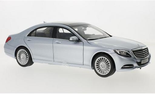 Modelauto Mercedes Classe S Base (V222) grijs 2016 1/18 Norev