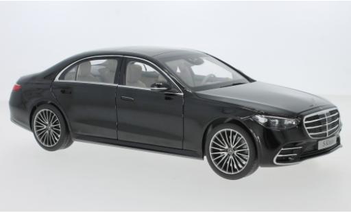 Modelauto Mercedes Classe S Base (V223) zwart 2021 1/18 Norev