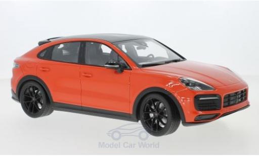 Modelauto Porsche Cayenne S Coupe oranje 2019 1/43 Norev