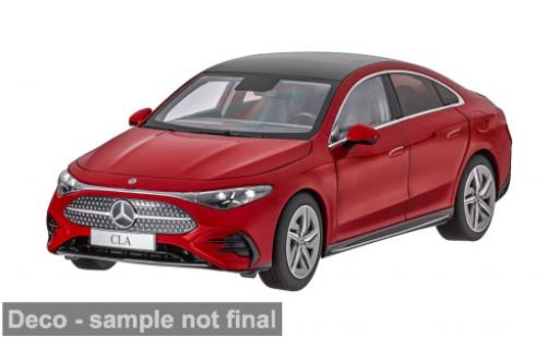 Modelauto Mercedes CLA Base (C178) HEV rood 2025 1/18 I NZG