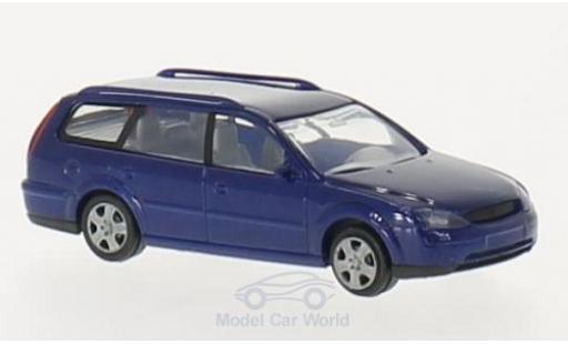 Modelauto Ford Mondeo Turnier blauw 2000 1/87 Rietze