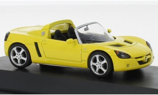 Modelauto Opel Speedster Base geel 1/43 Schuco