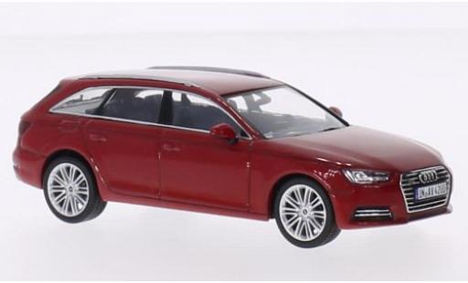 Modelauto Audi A4 avant rood 2015 1/43 Spark
