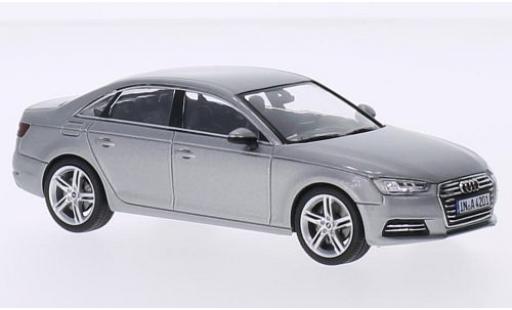 Modelauto Audi A4 berline (B9) grijs 2015 1/43 Spark