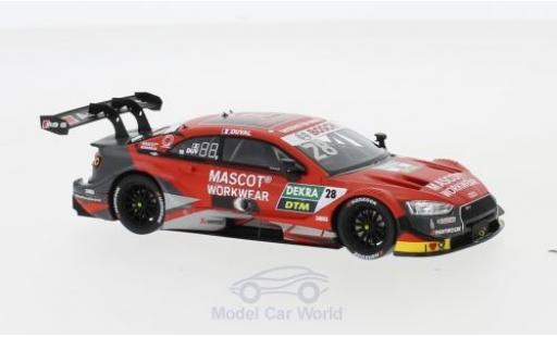 Modelauto Audi RS5 dtm RS 5 No.28 2019 L.Duval 1/43 Spark