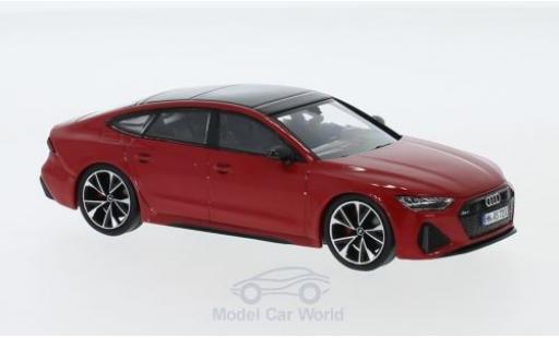Modelauto Audi RS7 sportback rood 2019 1/43 Spark