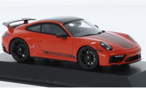 Modelauto Porsche 911 S Carrera Gijs van Lennep Edition oranje 1/43 I Spark