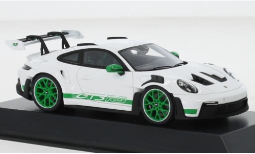 Modelauto Porsche 911 GT3 R S wit/D&Atilde;&copy;corer 2022 1/43 I Spark