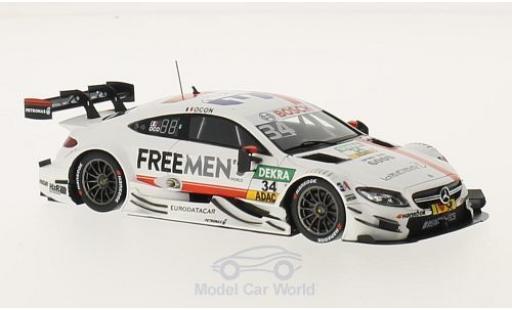 Modelauto Mercedes C DTM AMG C63 No.34 Freemans 2016 E.Ocon 1/43 Spark