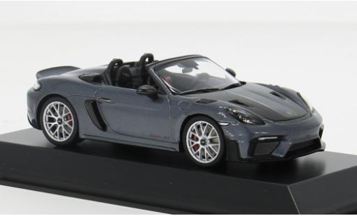 Modelauto Porsche 718 Spyder RS grijs 2024 1/43 I Spark